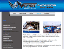 Tablet Screenshot of flymaxaviation.com